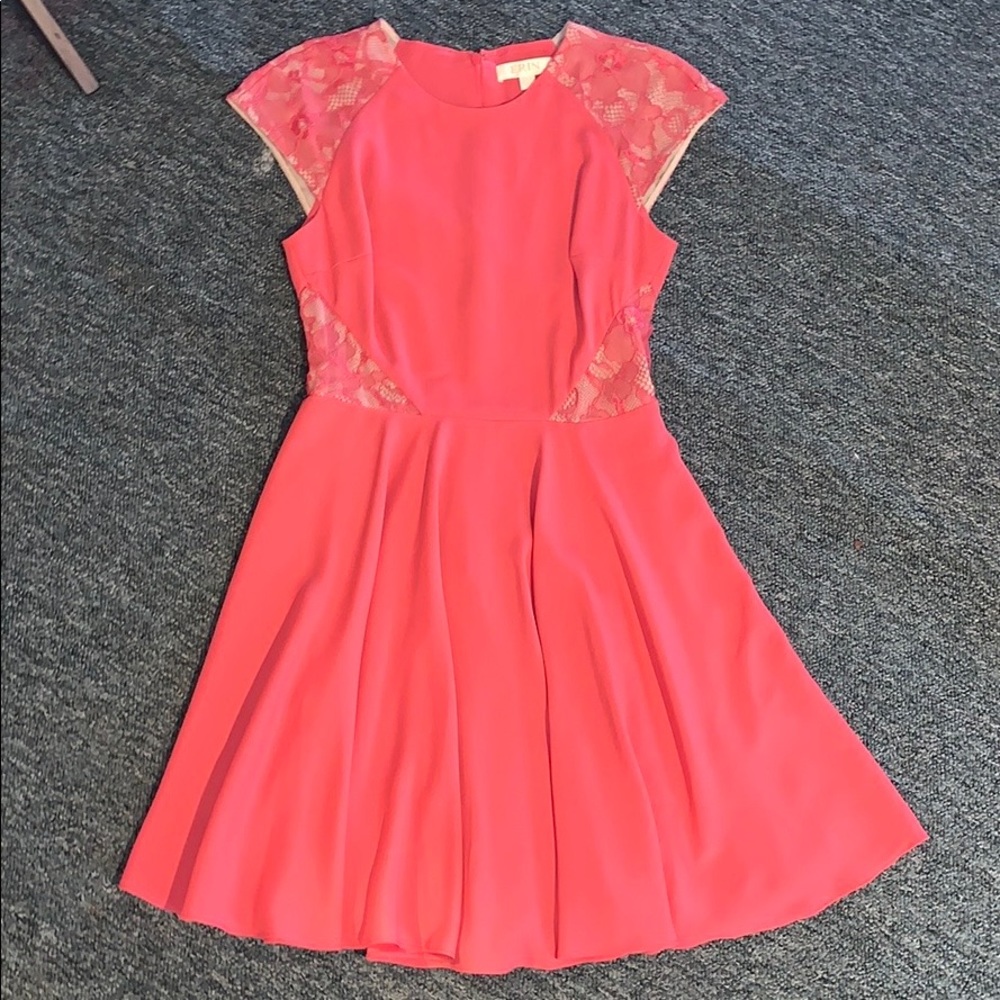 ERIN FEATHERSON cap sleeve fit & flare dress 6 - Picture 4 of 7